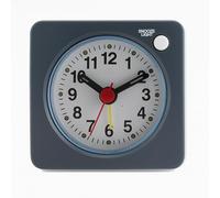 Vayfoni Silent Travel Alarm Clock - Non-Ticking Mini Analog Clock with Snooze & Nightlight - Large Display for Heavy Sleepers - Ideal for Bedside & Travel