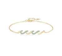 Vayfoni Unique bracelet for bestie - Friendship Gifts for Women - for women gold - Sister gifts for best friend with Wave Charm - Badass Bestie for Women - Special Birthday, Christmas