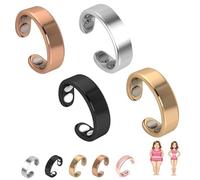 Vayro Ring Original Magnetic Wellness Ring, 2026 New Adjustable Size Rings for Men and Women, Long-Lasting Shine, No Fading (4PCS-B)