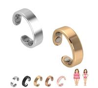 Vayro Ring Original Magnetic Wellness Ring, 2026 New Adjustable Size Rings for Men and Women, Long-Lasting Shine, No Fading (2PCS-B)