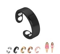 Vayro Ring Original Magnetic Wellness Ring, 2026 New Adjustable Size Rings for Men and Women, Long-Lasting Shine, No Fading (Black)