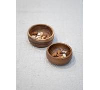 Vayu Earth Hand-Turned Acacia Wooden Premium Bowl 9 x 9 x 5cm