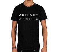 vazzic Men's Anthony Joshua Slogan Graphic T-Shirt Boxer Fight Size L Black
