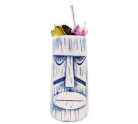 VB VIN BOUQUET FIK 1405 Tiki C Glass 550 ml, Exotic Design for Cocktails, Ideal for Parties and Themed Gatherings