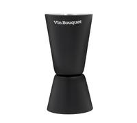 VB VIN BOUQUET FIK 1468 Black 50/25ml Stainless Steel Double Size Cocktail Measuring Tool for Professional and Homemade Cocktails