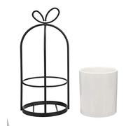 VBATTY Flower Shelf Rack Versatile Ceramic Vase Stand Metal Planter Iron Shelf For Cactus- #6