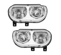 Vbbrswaad Front Headlight For Dodge For Challenger 2008 2009 2010 2011 2012 2013 2014 Without Lamp 1 Pair 2X Headlight Head Light