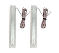 Vbbrswaad Mirror Indicator Light 12V Car Rear View Mirror Lights Turn Signal Lamps LED Strips Indicator Side Marker Lateral Off Road 4x4 Automotive