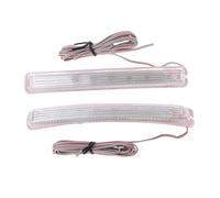 Vbbrswaad Mirror Indicator Light 2Pcs LED Strips Indicator Side Marker Lateral Off Road Automotive 12V Car Rear View Mirror Lights Turn Signal Lamps