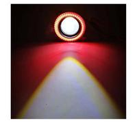 Vbbrswaadtp Car Front Foglight 2pcs Angel Eyes Fog Lamp 64mm 76mm 89mm 12V Universal COB LED DRL Fog Driving Lights White Blue Pink Yellow Green Red(Pink Ring,2.5inch(64mm))