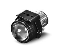Vbbrswaadtp Car Front Foglight For H8 For H9 For H11 Bulb Car Headlight Modification Headlight 2.5 Inch Dual Xenon High And Low Beam Fog Lamp Lens Dual Xenon Lens(1pc Style A)