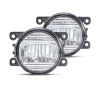 Vbbrswaadtp Car Front Foglight For Peugeot 308 2013 2014 2015 2016 2017 2018 2 Pieces Fog Light Assembly 30W H11 Car Front Bumper LED Fog Daytime Running Lamp(JZ Lemon Yellow)