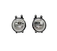 Vbbrswaadtp Car Front Foglight For Toyota For Corolla Axio Fielder 2015 2016 2017 Car LED Fog Lights Fog Lamp Harness Wiring Cover Grille Halogen Angel Eyes DRL(Only Halogen fog)
