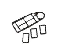 VBCXGV Car Door Window Glass Lift Switch Frame Cover Trim ABS Interior Accessories, For 5 Series E39 1996-2003