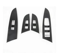 VBCXGV Car Door Window Lift Switch Button Panel Cover Trim Carbon Black Interior, For KIA Mohave Borrego 2020-2023 2024