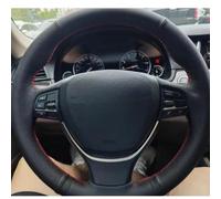 VBCXGV Car Steering Wheel Cover Accessories Hand Sewing Black Leather, For 6 Series 640i 650i F12 F13 F06 7