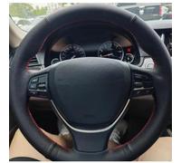 VBCXGV Car Steering Wheel Cover Accessories Hand Sewing Black Leather, For 6 Series 640i 650i F12 F13 F06 7