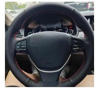 VBCXGV Car Steering Wheel Cover Accessories Hand Sewing Black Leather, For 6 Series 640i 650i F12 F13 F06 7