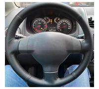 VBCXGV Car Steering Wheel Cover Accessories Hand Sewing Black Leather, For Suzuki SX4 Alto Old Swift, For Opel Agila