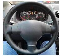 VBCXGV Car Steering Wheel Cover Accessories Hand Sewing Black Leather, For Suzuki SX4 Alto Old Swift, For Opel Agila