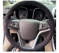 VBCXGV Car Steering Wheel Cover Accessories Hand Sewing Black Suede, For Chevrolet Malibu Crekor Cruze Camaro