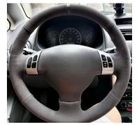 VBCXGV Car Steering Wheel Cover Accessories Hand Sewing Black Suede, For Suzuki SX4 Alto Old Swift, For Opel Agila