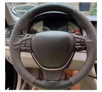 VBCXGV Car Steering Wheel Cover Accessories Hand Sewing Black Suede Leather, For 6 Series 640i 650i F12 2008-2018