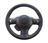 VBCXGV Car Steering Wheel Cover Black Leather Hand Sewn Accessories, For Subaru Forester Impreza 2008-2011Legacy 2010 Exiga 2