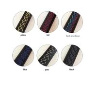 VBCXGV Car Steering Wheel Cover Black Suede Hand-stitched Interior, For Skoda Kodiaq Rapid Spaceback Superb Yeti Octavia RS