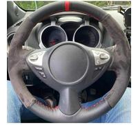 VBCXGV Car Steering Wheel Cover Black Suede Leather, For Infiniti FX FX35 FX37 FX50 2009-2013 QX70, For Nissan Juke 370Z Note