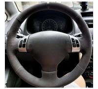 VBCXGV Car Steering Wheel Cover Hand Sewing Black Suede Accessories, For Suzuki SX4 Alto Old Swift, For Opel Agila