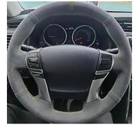 VBCXGV Car Steering Wheel Cover Interior Accessories Hand Sewing Black Suede, For Honda Spirior 2015