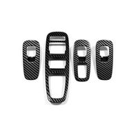 VBCXGV Car Window Lift Switch Cover Trim Carbon Black Frame Accessories Styling, For Hyundai Sonata 2024 2025 2026