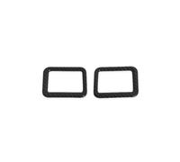 VBCXGV Carbon Black Car Front Air Condition Vent Outlet Cover Trim Interior, For Toyota HiAce Granvia Commuter 2019-2024