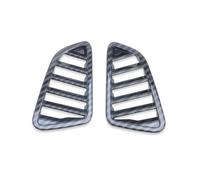 VBCXGV Carbon Black Car Front Upper Air Condition Vent Outlet Cover Trim Interior, For Nissan Navara NP300 ST 2014-2018 2019