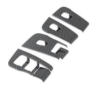 VBCXGV Carbon Black Car Inner Window Lift Switch Button Panel Cover Trim Interior, For Tesla Model 3 2018 2019 2020 2021 2022