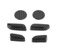 VBCXGV Carbon Black Car Interior Seat Adjustable Switch Button Cap Cover Trim, For Tesla Model X 2016 2017 2018 2019 2020