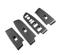 VBCXGV Carbon Black Car Window Glass Lift Button Trim Switch Cover Panel Sticker RHD, For Honda HRV HR-V Vezel 2021 2022