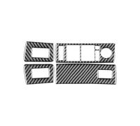 VBCXGV Carbon Black LHD Car Windows Lift Switch Frame Cover Trim Interior Accessories, For X5 E53 2000-2006