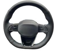 VBCXGV Hand Sewing Black Leather Car Steering Wheel Cover, For Geely Tugella Atlas Pro Binray Preface Galaxy L6 L7 GS