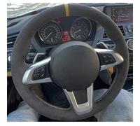 VBCXGV Hand Sewing Black Suede Car Steering Wheel Cover Accessories, For Z4 E89 2009 2010 2011 2012 2013 2014
