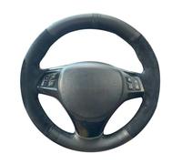 VBCXGV Hand Sewn Black Suede Leather Car Steering Wheel Cover, For MSport E81 E82 E88 X1 E84 M3 E90 E91 E92 E93 E87