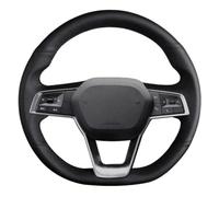 VBCXGV Hand-stitched Black Leather Car Accessories Steering Wheel Cover, For BYD e2 e3 S2 D1 Song Pro MAX Tang Qin Han Luxury