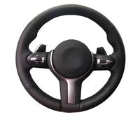 VBCXGV Hand-stitched Black Leather Car Steering Wheel Cover, For M2 M3 F80 F82 M4 M5 F12 F13 M6 F85 F87 X5 X6 F33 F30 MSport