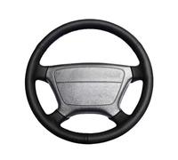 VBCXGV Hand-stitched Black Leather Car Steering Wheel Cover, For Mercedes Benz E-Class W210 E 200 240 320 280 1995-2002