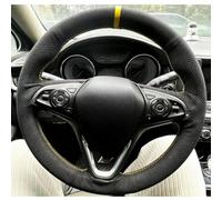 VBCXGV Hand-stitched Black Suede Car Steering Wheel Cover, For Buick GL8 Excelle Regal LaCrosse Envision S GL6 Verano