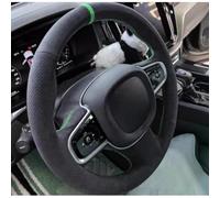 VBCXGV Hand-stitched Black Suede Car Steering Wheel Cover, For Volvo XC90 S90 XC60 S60 V90CC 2015-2022
