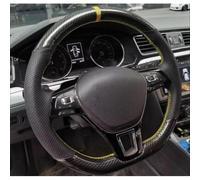 VBCXGV Hand-Stitched Car Steering Wheel Cover Carbon Black Leather, For Golf 7 Mk7 Touran Up New Passat B8