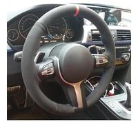 VBCXGV Hand-stitched Suede Car Steering Wheel Cover, For F87 M2 F80 M3 F82 M4 M5 F12 F13 M6 F85 X5 MF86 F33 X6 MF30 MSport