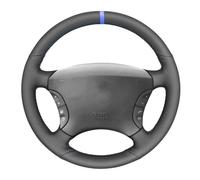VBCXGV Leather Hand-stitched Car Steering Wheel Cover, For Mercedes Benz CL-Class C215 S-Class W220 1999-2004 2005 2006